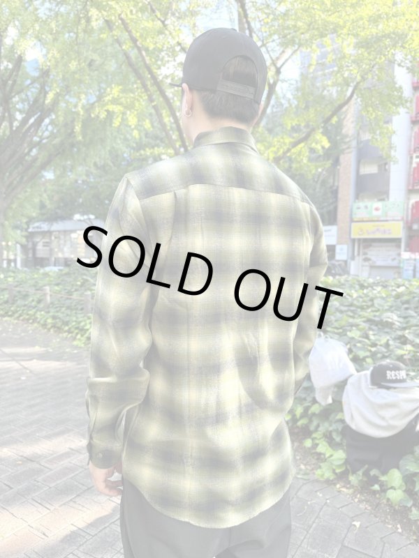 画像6: 送料無料 Mサイズラスト1枚で終了 FUCKIN' MELLOW / RESPECT Artwork by WACKY ライトネルシャツ グリーン (6)