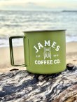 画像1: 4個限定入荷 JAMES COFFEE / Camp マグカップ ミリタリーグリーン (1)