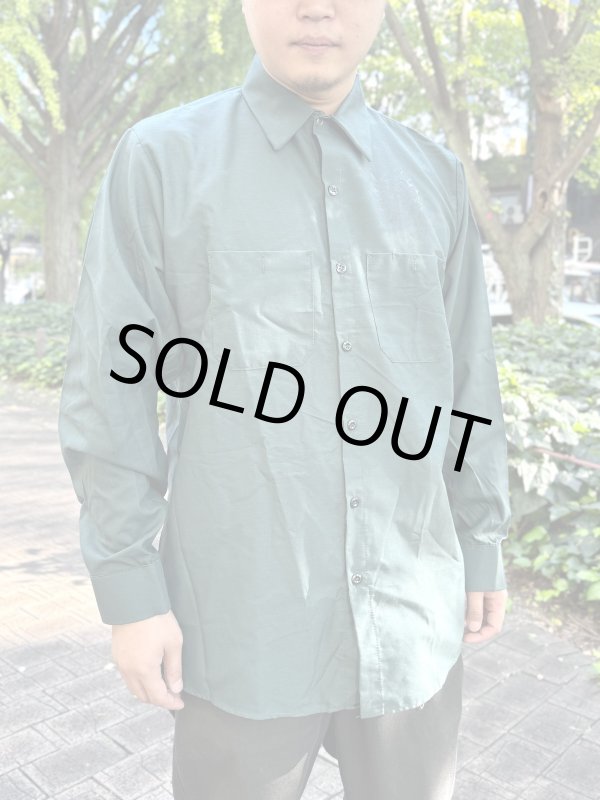 画像8: 送料無料 XLラスト2枚で終了 FUCKIN' MELLOW / LBC Skull Artwork by WACKY  REDKAP 長袖ワークシャツ スプルースグリーン (8)