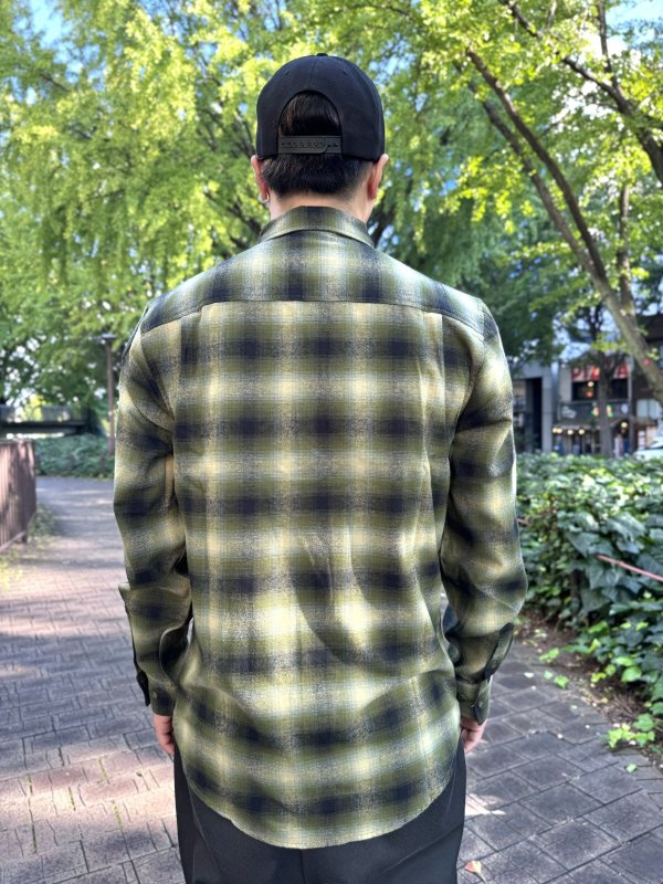 画像7: 送料無料 Mサイズラスト1枚で終了 FUCKIN' MELLOW / RESPECT Artwork by WACKY ライトネルシャツ グリーン (7)