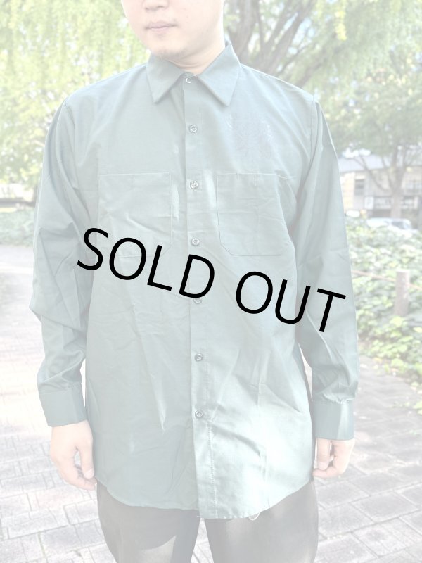 画像9: 送料無料 XLラスト2枚で終了 FUCKIN' MELLOW / LBC Skull Artwork by WACKY  REDKAP 長袖ワークシャツ スプルースグリーン (9)