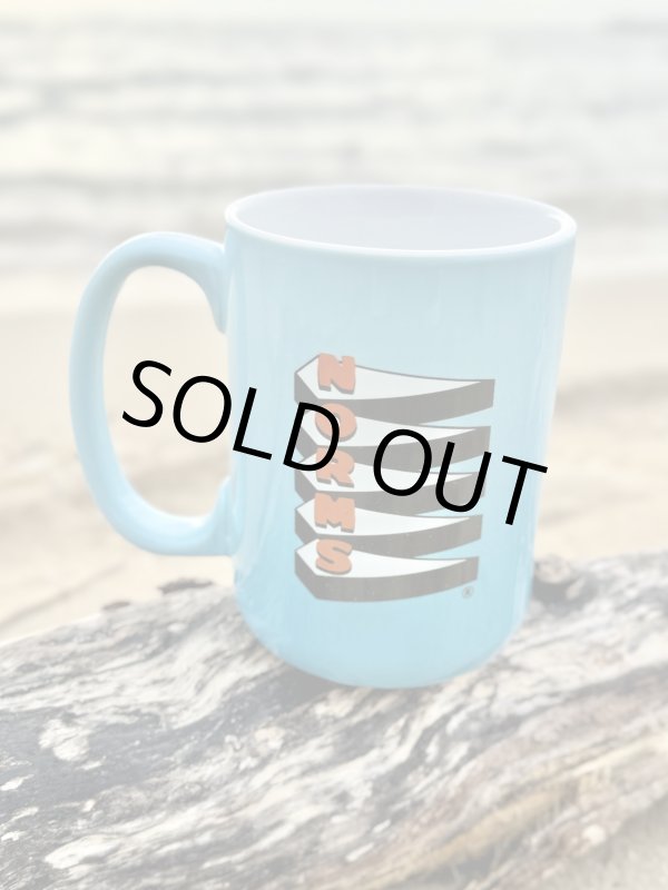 画像2: 1個限定入荷 NORMS / オリジナル マグカップ ブルー (2)