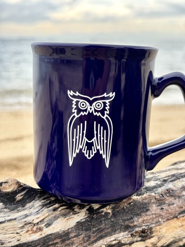 画像3: 3個限定入荷 JAMES COFFEE / 10 oz. Cobalt Owl マグカップ (3)