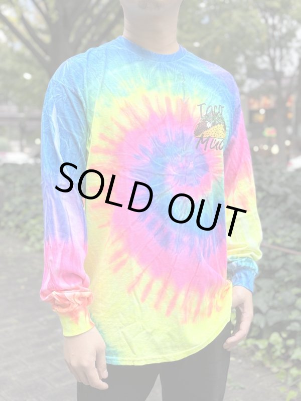 画像4: 送料無料 minos / LS Taco De Minos タイダイ 長袖Ｔシャツ ヴィヴィット (4)