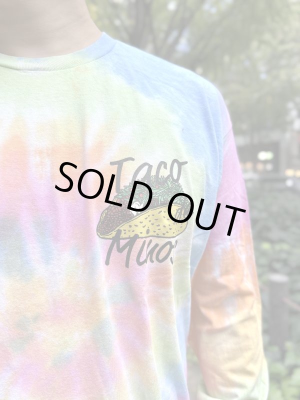 画像5: 送料無料 minos / LS Taco De Minos タイダイ 長袖Tシャツ パステル (5)