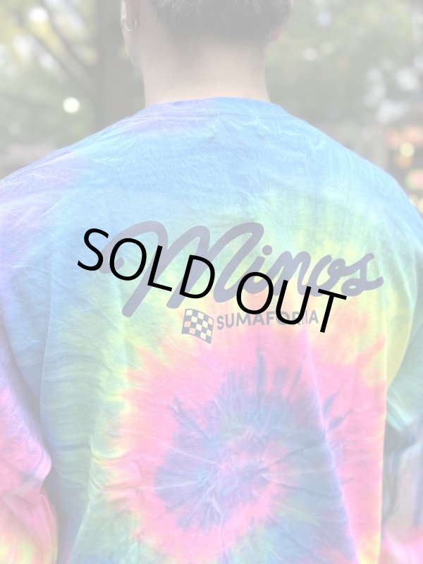 画像5: 送料無料 minos / LS Taco De Minos タイダイ 長袖Ｔシャツ ヴィヴィット (5)