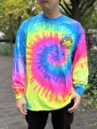 画像3: 送料無料 minos / LS Taco De Minos タイダイ 長袖Ｔシャツ ヴィヴィット (3)