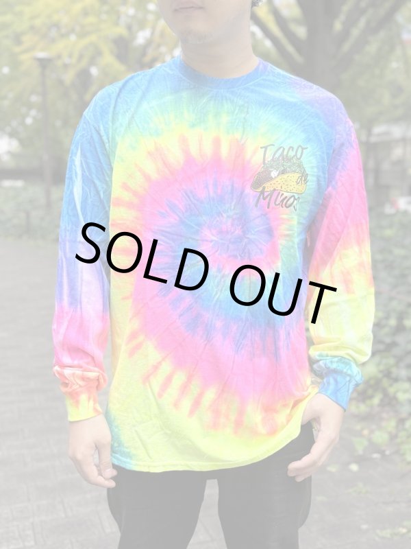 画像3: 送料無料 minos / LS Taco De Minos タイダイ 長袖Ｔシャツ ヴィヴィット (3)