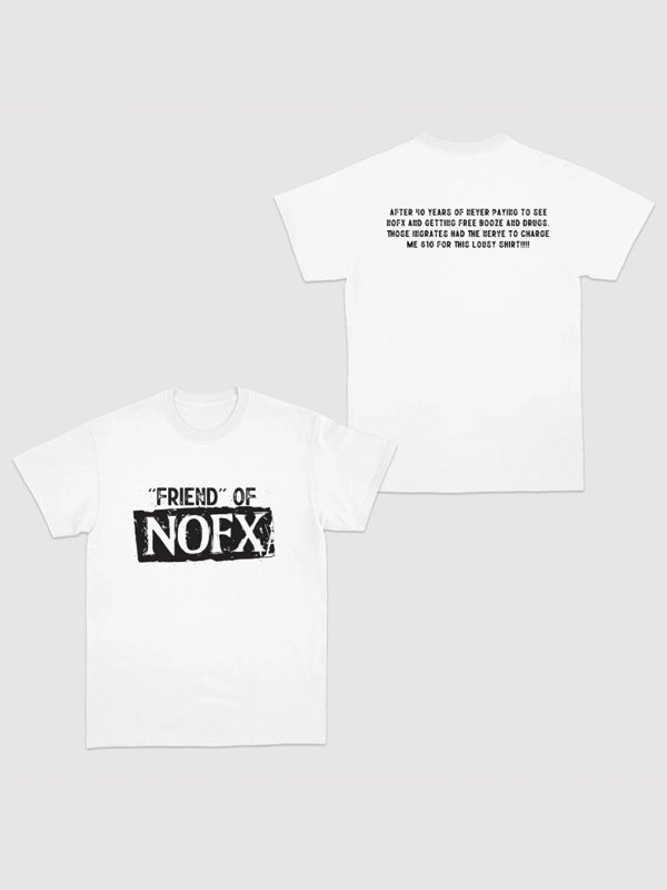 画像8: 送料無料 NOFX "Final Tour Last Merch" / Friend of NOFX Tシャツ (made in USA) (8)