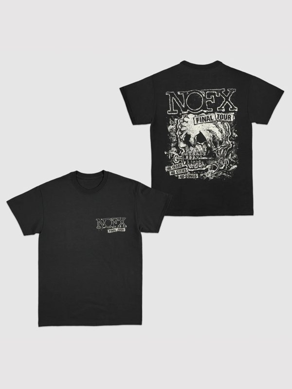 画像9: 送料無料 NOFX "Final Tour Last Merch" / Final Tour Skull Tシャツ (made in USA) (9)