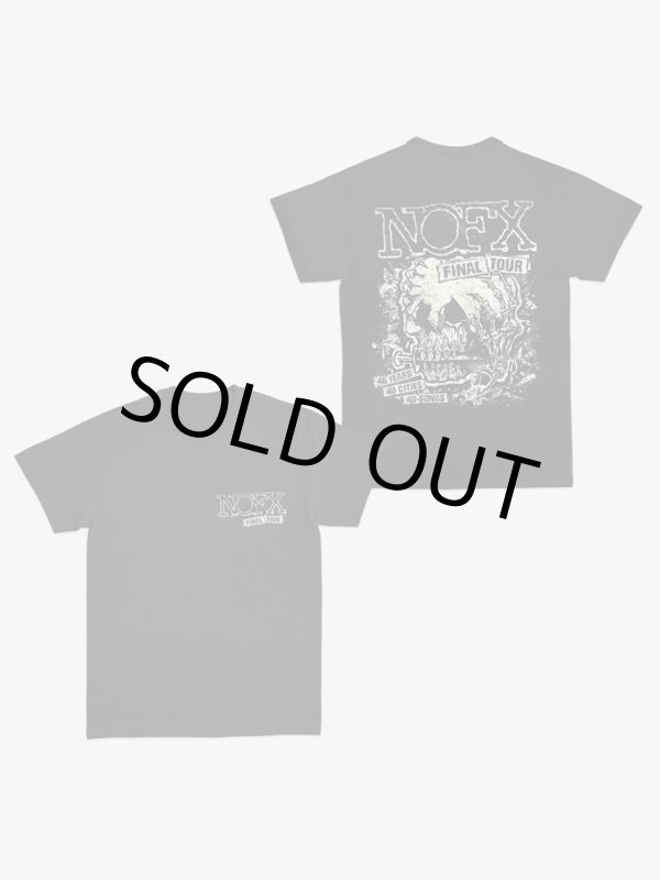 画像9: 送料無料 XLサイズラスト2枚で終了 NOFX "Final Tour Last Merch" / Final Tour Skull Tシャツ (made in USA) (9)