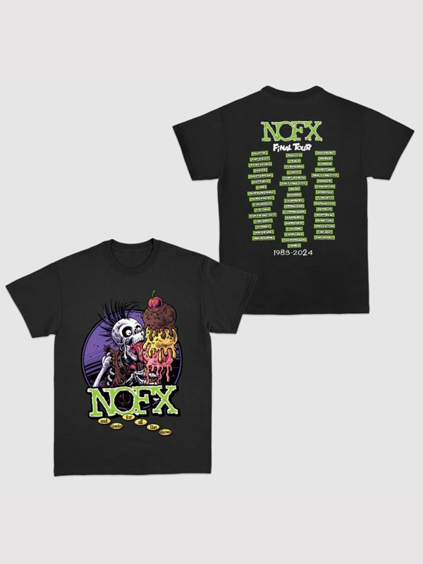 画像10: 送料無料 NOFX "Final Tour Last Merch" / Big Cream Tシャツ (made in USA) (10)