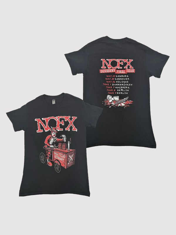 画像10: 送料無料 NOFX "Final Tour Last Merch" / Germany Final Tour 2024 Tシャツ (made in USA) (10)