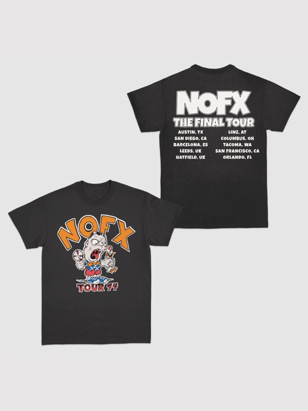 画像10: 送料無料 NOFX "Final Tour Last Merch" / Lollipop Guy Final Tour Tシャツ (made in USA) (10)