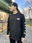 画像1: SRH / NEW SPADE CLASSIC SMALL LOGOS 長袖Tシャツ BLACK (1)