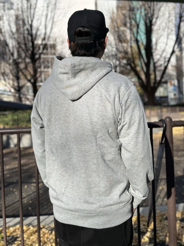 画像5: 送料無料 SRH / NEW SPADE CLASSIC プルオーバーパーカー GREY (5)