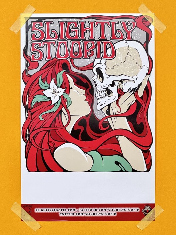 画像1: SUBLIME DJ PRODUCT 買い付けアイテム Slightly Stoopid / X-Ray Skull Kiss ポスター (43センチx28センチ) (1)
