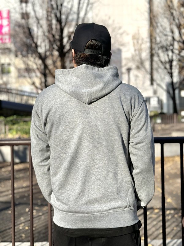 画像6: 送料無料 SRH / NEW SPADE CLASSIC SMALL LOGOS プルオーバーパーカー GREY (6)