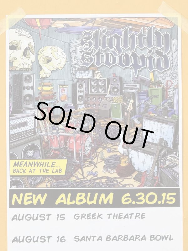 画像2: SUBLIME DJ PRODUCT 買い付けアイテム 3枚限定 Slightly Stoopid / Meanwhile...Back at the Lab ポスター (43センチx28センチ) (2)