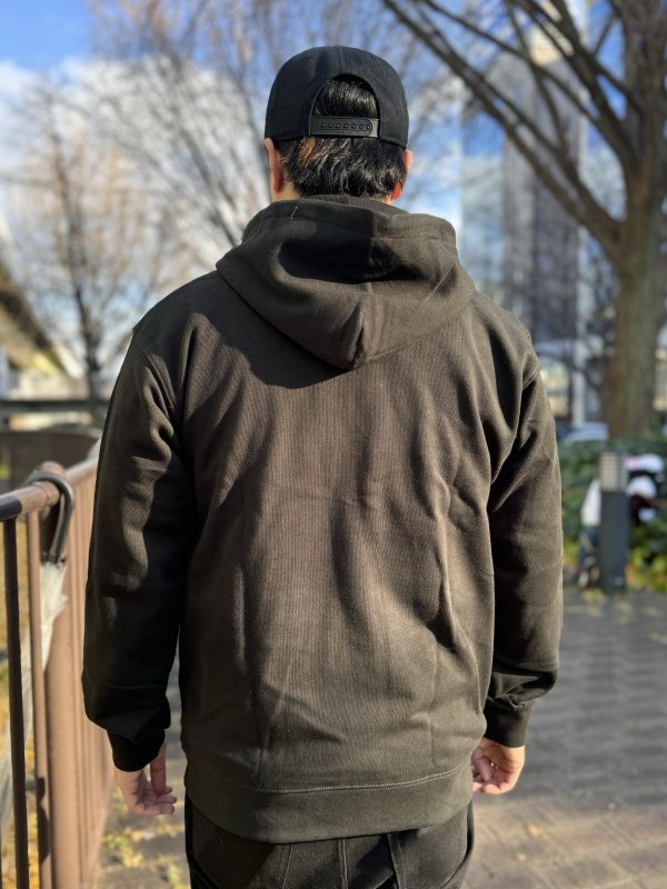 画像6: 送料無料 SRH / NEW SPADE CLASSIC プルオーバーパーカー BLACK (6)