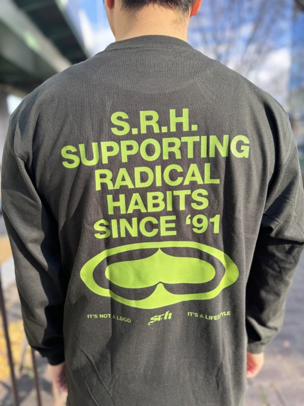 画像2: BALL&CHAIN別注スペシャルカラー XLラスト1枚で終了 SRH / Since 91 長袖Tシャツ BLACK (2)