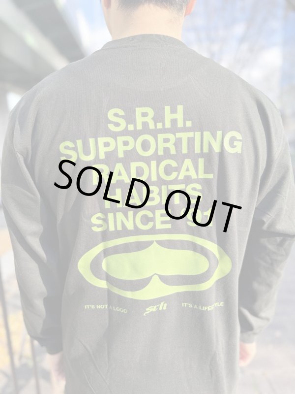 画像2: BALL&CHAIN別注スペシャルカラー XLラスト1枚で終了 SRH / Since 91 長袖Tシャツ BLACK (2)