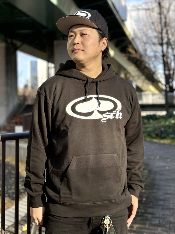 画像4: 送料無料 SRH / NEW SPADE CLASSIC プルオーバーパーカー BLACK (4)