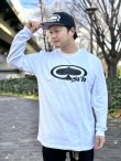 画像1: SRH / NEW SPADE CLASSIC 長袖Tシャツ WHITE (1)