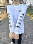 画像3: SRH / NEW SPADE CLASSIC SMALL LOGOS 長袖Tシャツ WHITE (3)
