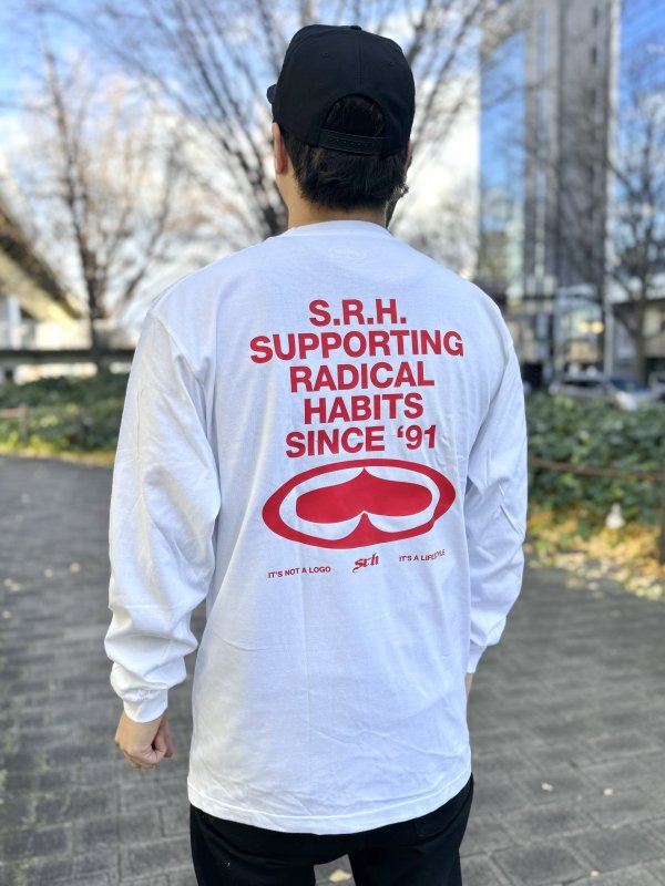 画像3: SRH / Since 91 長袖Tシャツ WHITE (3)