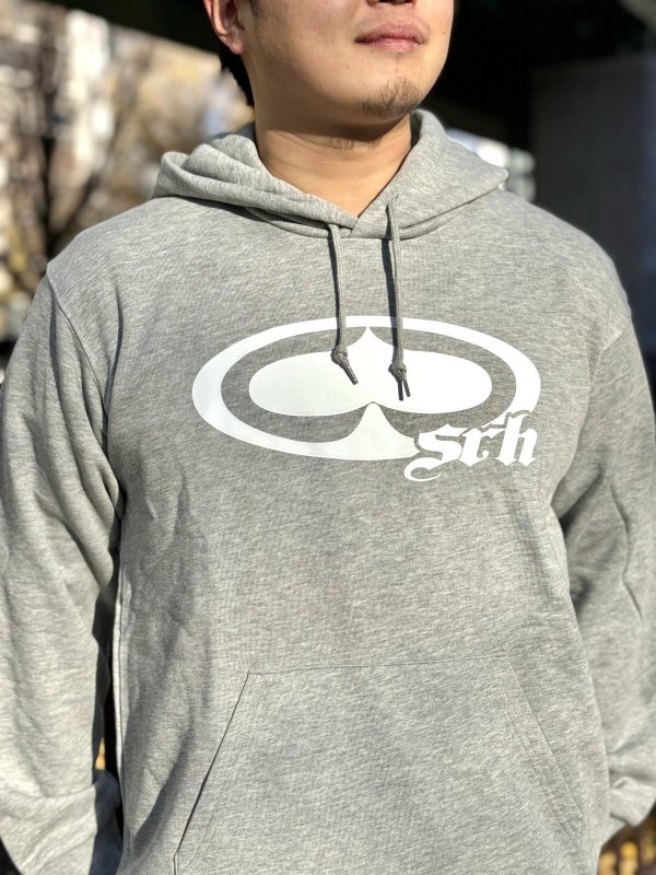 画像2: 送料無料 SRH / NEW SPADE CLASSIC プルオーバーパーカー GREY (2)