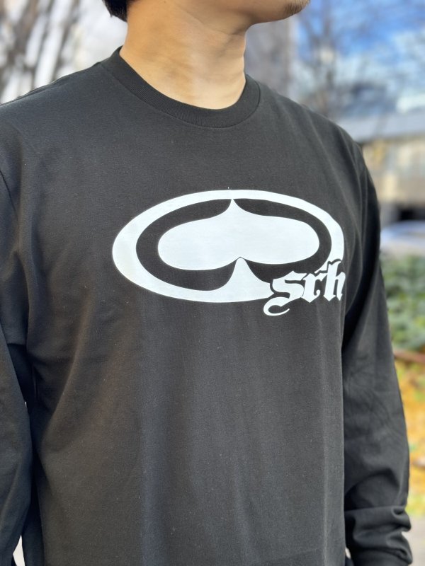 画像4: SRH / NEW SPADE CLASSIC 長袖Tシャツ BLACK (4)