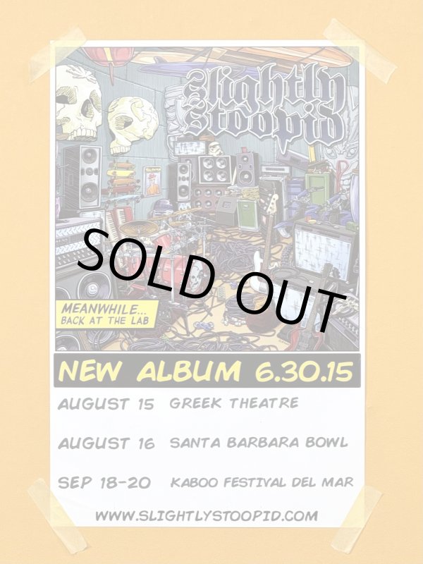 画像1: SUBLIME DJ PRODUCT 買い付けアイテム 3枚限定 Slightly Stoopid / Meanwhile...Back at the Lab ポスター (43センチx28センチ) (1)