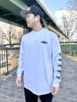 画像1: SRH / NEW SPADE CLASSIC SMALL LOGOS 長袖Tシャツ WHITE (1)