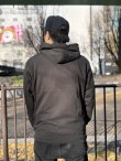 画像6: 送料無料 SRH / NEW SPADE CLASSIC SMALL LOGOS プルオーバーパーカー BLACK (6)
