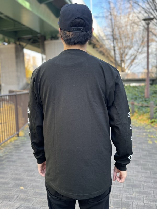 画像6: SRH / NEW SPADE CLASSIC SMALL LOGOS 長袖Tシャツ BLACK (6)