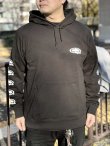 画像4: 送料無料 SRH / NEW SPADE CLASSIC SMALL LOGOS プルオーバーパーカー BLACK (4)
