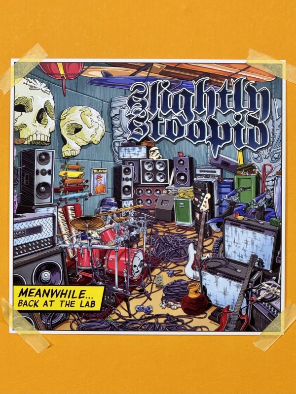 画像1: SUBLIME DJ PRODUCT 買い付けアイテム Slightly Stoopid / Meanwhile...Back at the Lab 12インチレコードポスター (30.5センチx30.5センチ) (1)