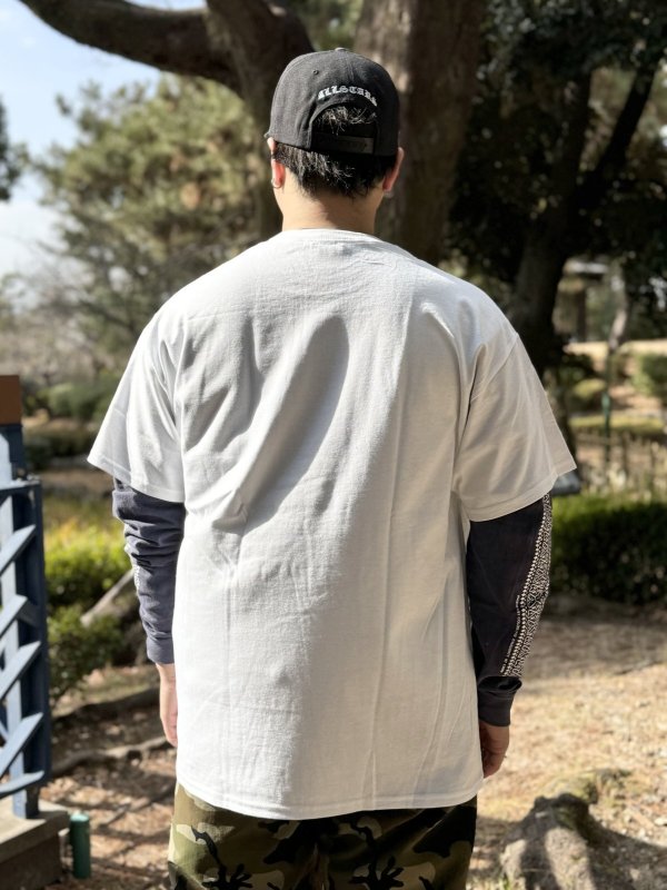 画像5: "OPIE ORTIZ x BALL&CHAIN" / Skull & Rose コラボTシャツ ホワイト (5)