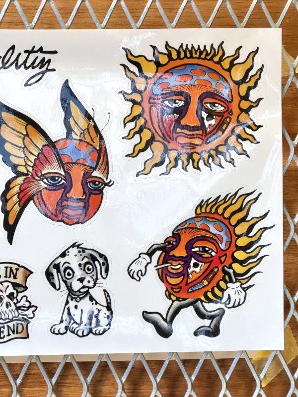 画像4: "OPIE ORTIZ 2025 TATTOO TOUR" / タトゥーフラッシュステッカーシート 1/3 (4)