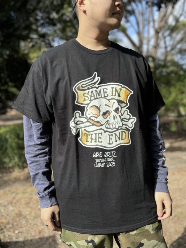 画像3: 送料無料 "OPIE ORTIZ 2025 TATTOO TOUR" / Same in the end Tシャツ (3)