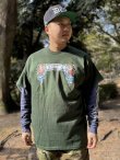 画像1: "OPIE ORTIZ x BALL&CHAIN" / Doin Time コラボTシャツ フォレストグリーン (1)
