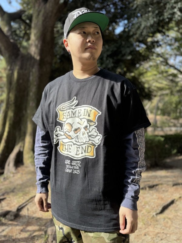 画像2: 送料無料 "OPIE ORTIZ 2025 TATTOO TOUR" / Same in the end Tシャツ (2)
