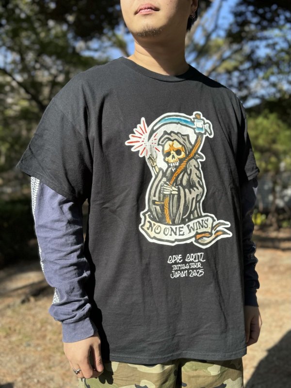 画像3: 送料無料 "OPIE ORTIZ 2025 TATTOO TOUR" / No One Wins Tシャツ (3)