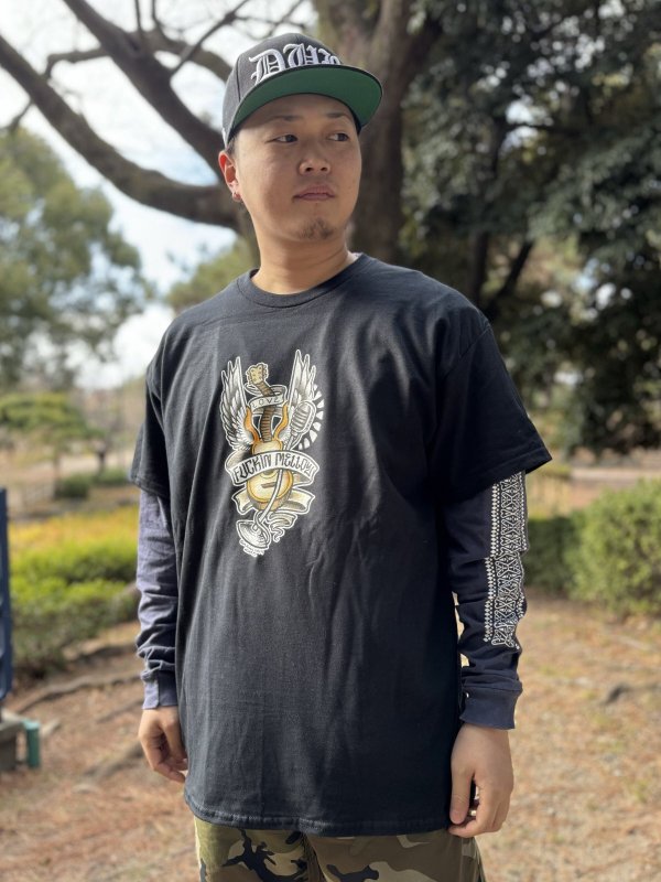 画像2: "OPIE ORTIZ x BALL&CHAIN" / Memories コラボTシャツ ブラック (2)