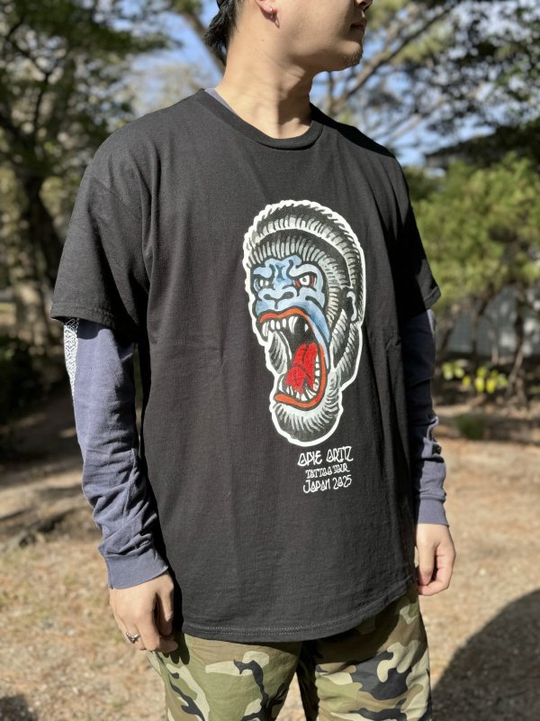 画像3: 送料無料 "OPIE ORTIZ 2025 TATTOO TOUR" / King kong Tシャツ (3)