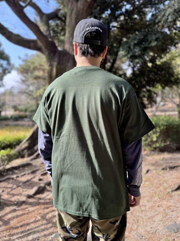 画像5: "OPIE ORTIZ x BALL&CHAIN" / Doin Time コラボTシャツ フォレストグリーン (5)