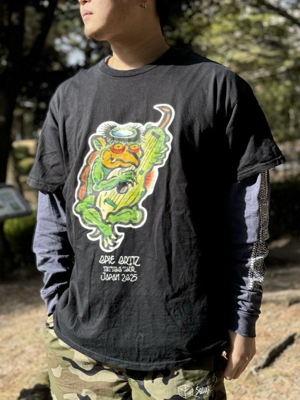 画像2: 送料無料 "OPIE ORTIZ 2025 TATTOO TOUR" / Kappa Tシャツ (2)