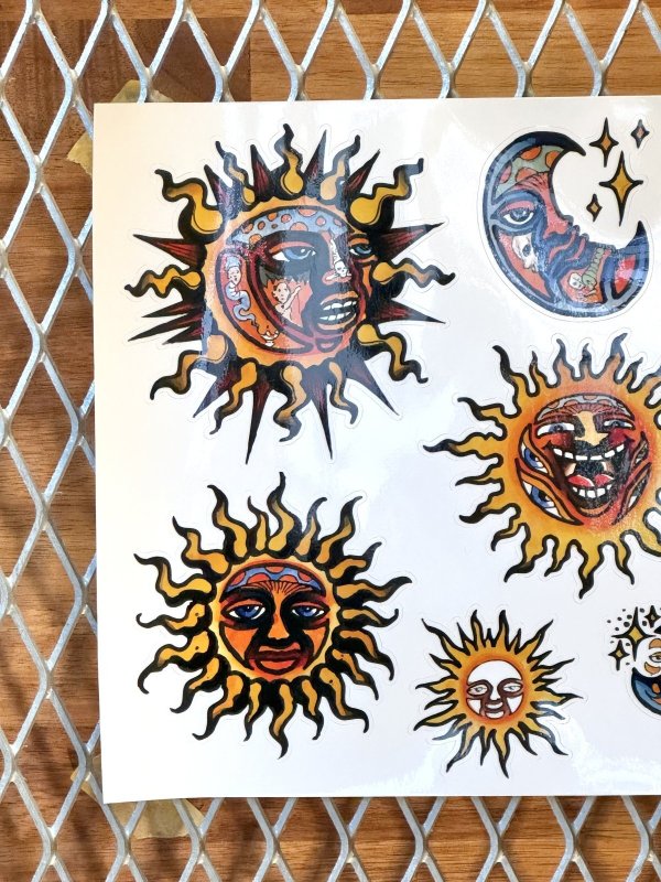 画像2: "OPIE ORTIZ 2025 TATTOO TOUR" / タトゥーフラッシュステッカーシート 2/3 (2)