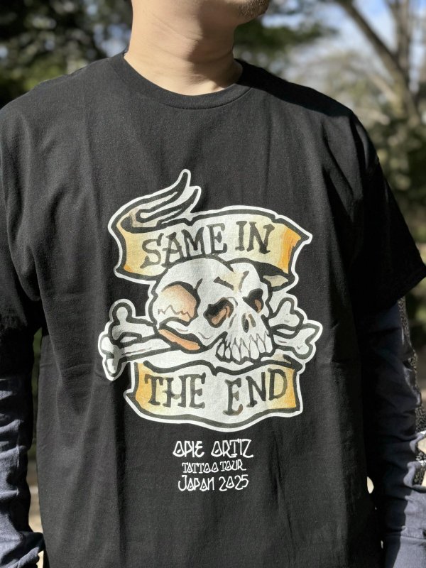 画像4: 送料無料 "OPIE ORTIZ 2025 TATTOO TOUR" / Same in the end Tシャツ (4)